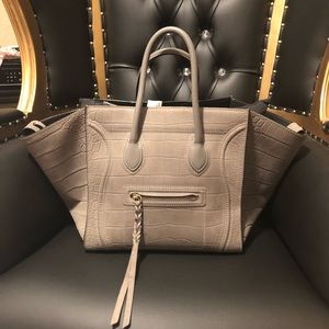 Extra pics Celine phantom croc. Suede
